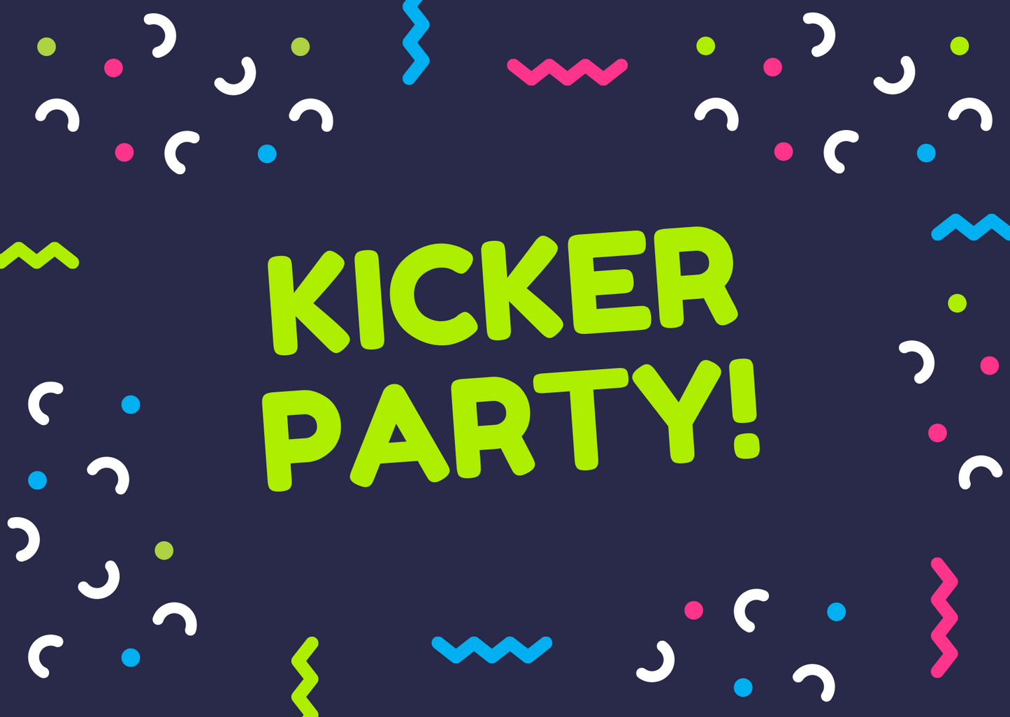 "Kickerparty" - Geschenkgutschein