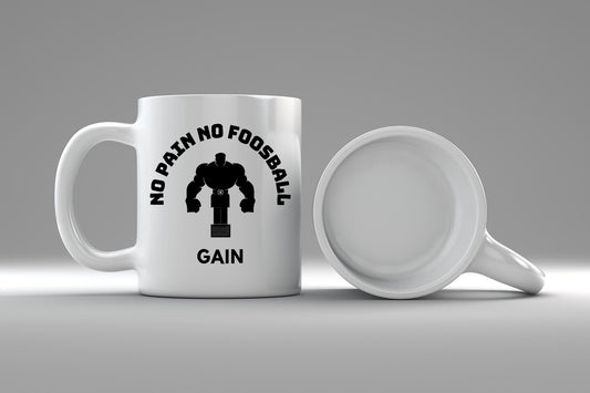 Kicker-Tasse - No Pain No Foosball Gain